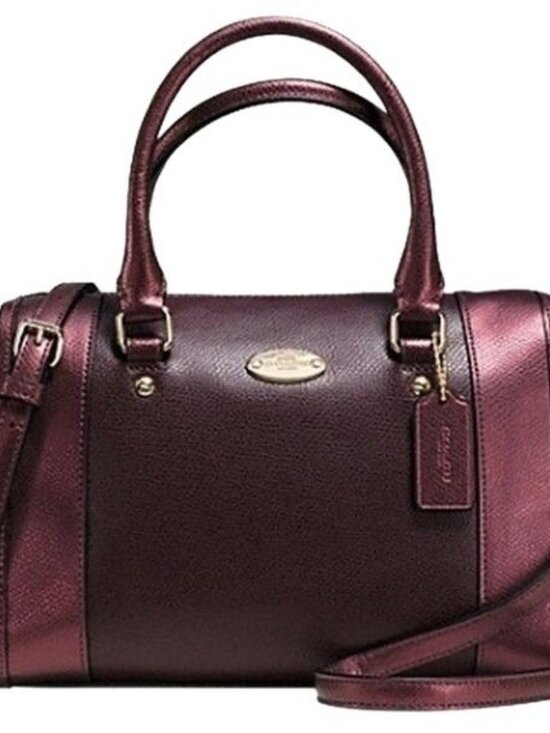 Coach Handbags - Euc Coach Mini Bennett Two-Tone Leather Crossbody Bag